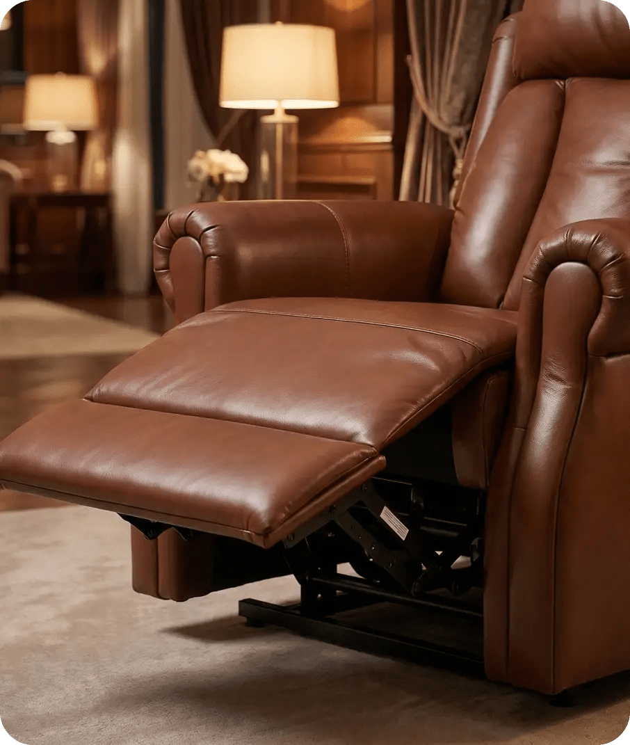 hunson-tan-leather-rise-and-recline-chair-side-view