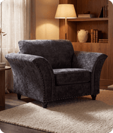 Cotswold Grey Fabric Armchair