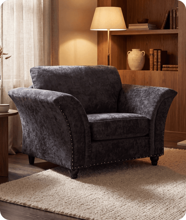 Cotswold Grey Fabric Armchair