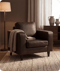 Nova Brown Leather Armchair