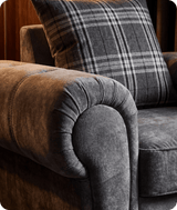 Florence Scatter Grey Fabric Armchair
