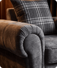 Florence Scatter Grey Fabric Armchair