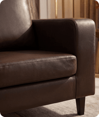 Nova Brown Leather Armchair