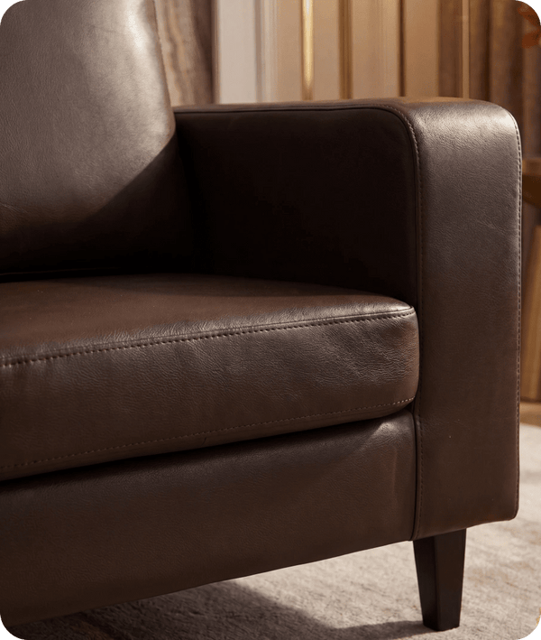 Nova Brown Leather Armchair