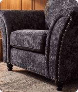 Cotswold Grey Fabric Armchair