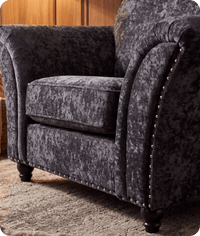 Cotswold Grey Fabric Armchair