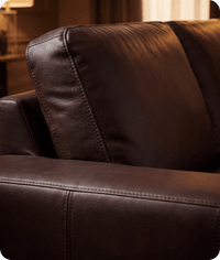 Nova Brown Leather 2 Seater Sofa