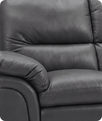 Florence Grey Leather 2 Seater Sofa