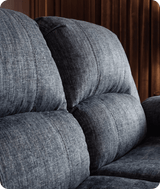 Veloura Roxy Grey Fabric 2 Seater Sofa
