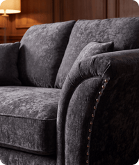 Cotswold Grey Fabric 2 Seater Sofa