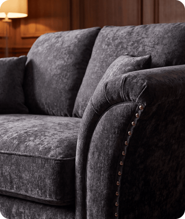 Cotswold Grey Fabric 2 Seater Sofa