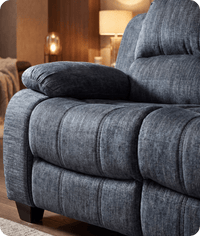 Veloura Roxy Grey Fabric 2 Seater Sofa