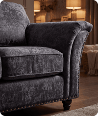 Cotswold Grey Fabric 2 Seater Sofa