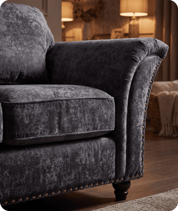 Cotswold Grey Fabric 2 Seater Sofa