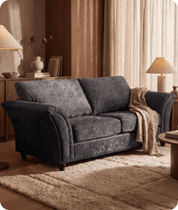 Cotswold Grey Fabric 3 Seater Sofa