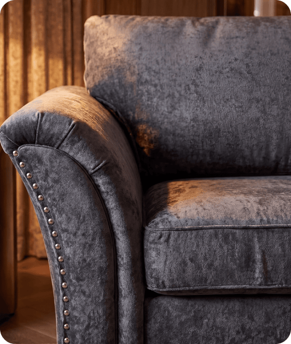 Cotswold Grey Fabric 3 Seater Sofa