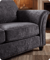 Cotswold Grey Fabric 3 Seater Sofa