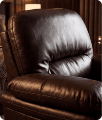 Florence Brown  Leather Armchair