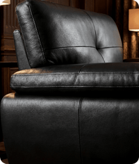 Brighton Black  Leather Armchair
