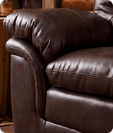 Florence Brown  Leather Armchair