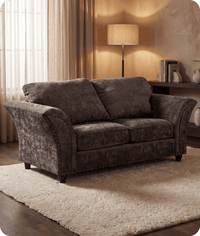 Cotswold Truffle Fabric 2 Seater Sofa