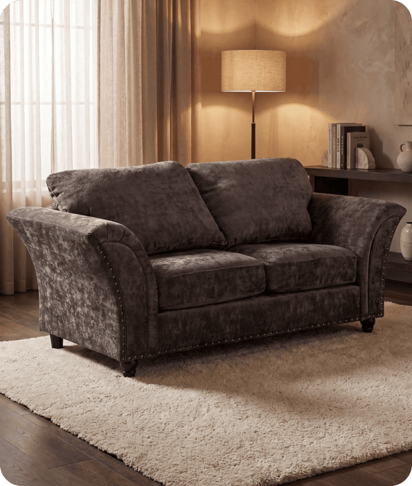 Cotswold Truffle Fabric 2 Seater Sofa