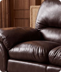 Florence Brown Leather 2 Seater Sofa