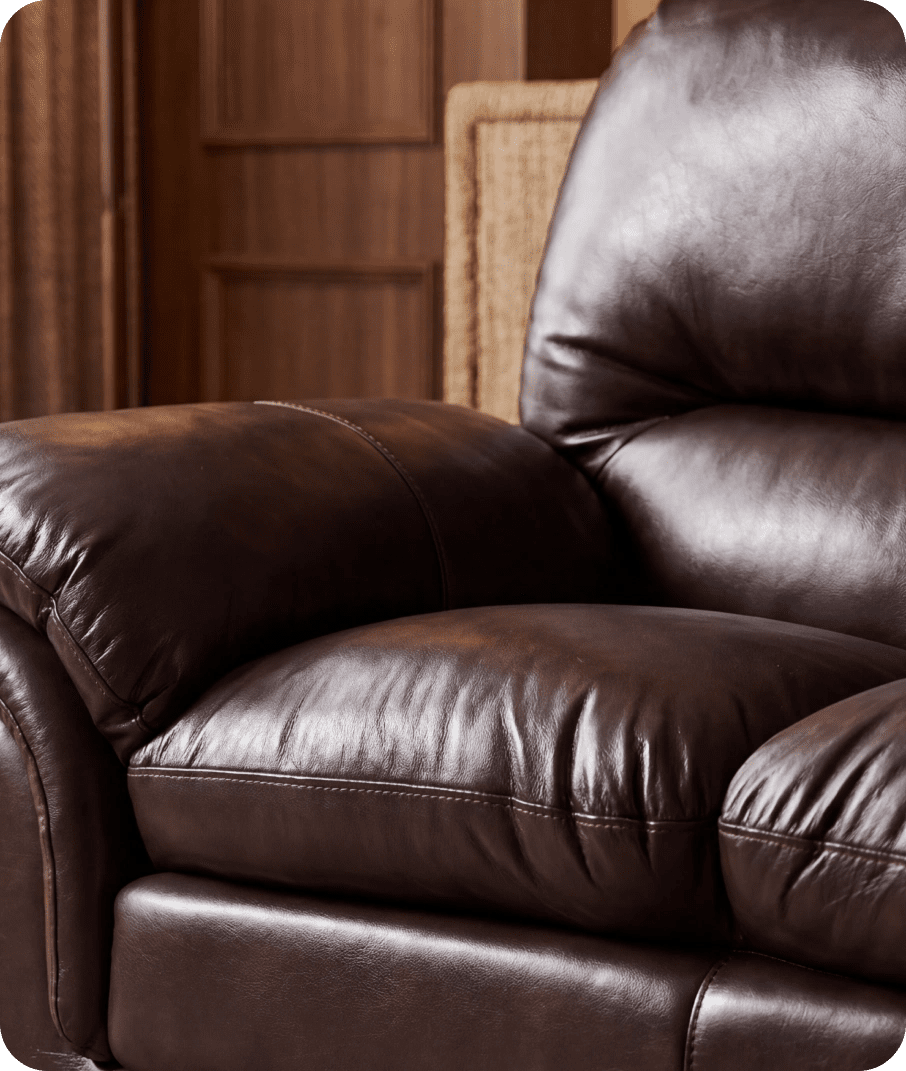 Florence Brown Leather 2 Seater Sofa