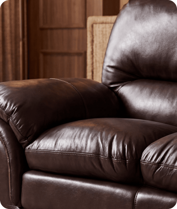 Florence Brown Leather 2 Seater Sofa
