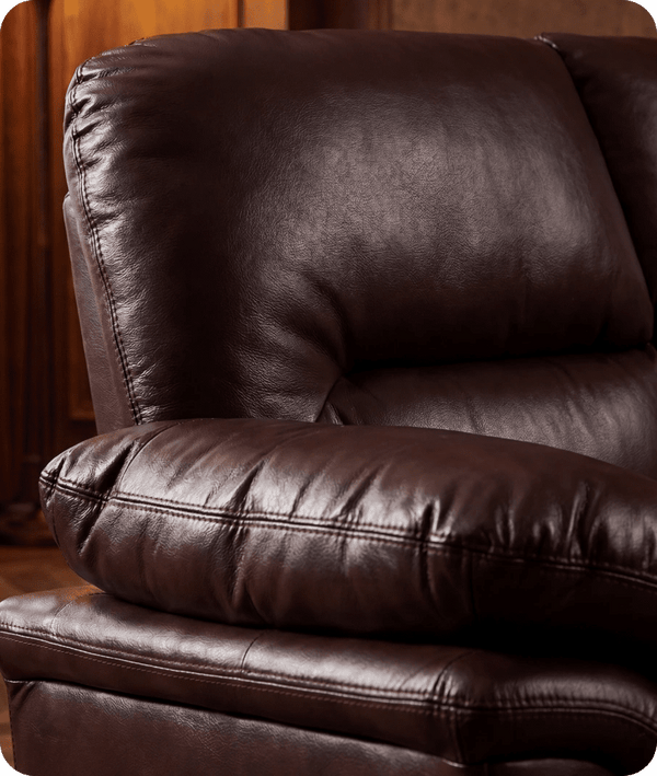Florence Brown Leather 3 Seater Sofa