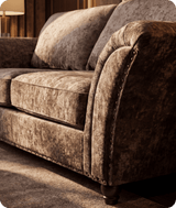 Cotswold Truffle Fabric 3 Seater Sofa