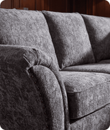 Cotswold Grey Fabric High Back Corner Sofa