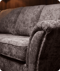 Cotswold Truffle Fabric High Back Corner Sofa
