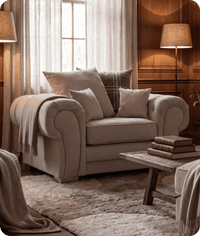 Florence Cream Scatter Back Fabric Armchair