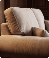 Florence High Back Cream Fabric 3 Seater Sofa Bed