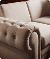 Florence High Back Cream Fabric Corner Sofa Bed