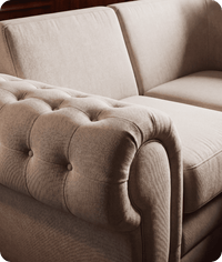 Florence High Back Cream Fabric Corner Sofa Bed