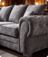 Florence Scatter Grey Fabric Right Corner Sofa