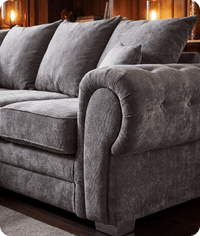 Florence Scatter Grey Fabric Right Corner Sofa