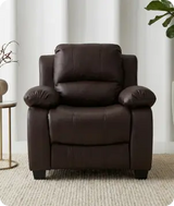Veloura Brown Leather Armchair
