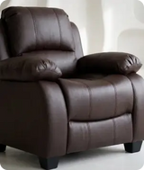 Veloura Brown Leather Armchair