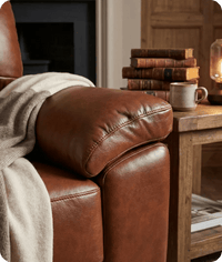 Dalmore Genuine Leather Tan Armchair