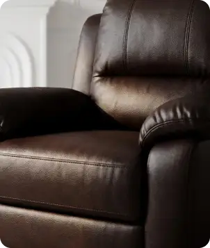 Veloura Brown Leather Armchair