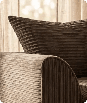 Oxford Caramel Fabric Armchair