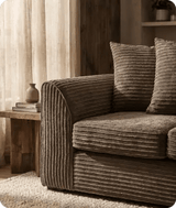 Oxford Caramel  Fabric 2 Seater Sofa