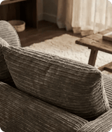 Oxford Caramel  Fabric 2 Seater Sofa