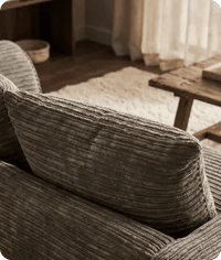 Oxford Caramel  Fabric 2 Seater Sofa