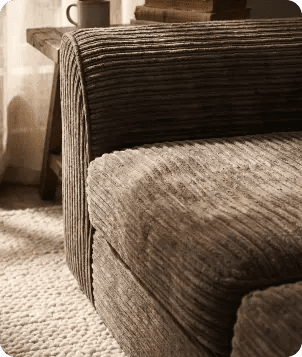 Oxford Caramel  Fabric 3 Seater Sofa