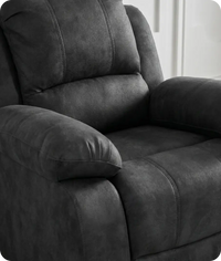 Veloura Charcoal Fabric Armchair