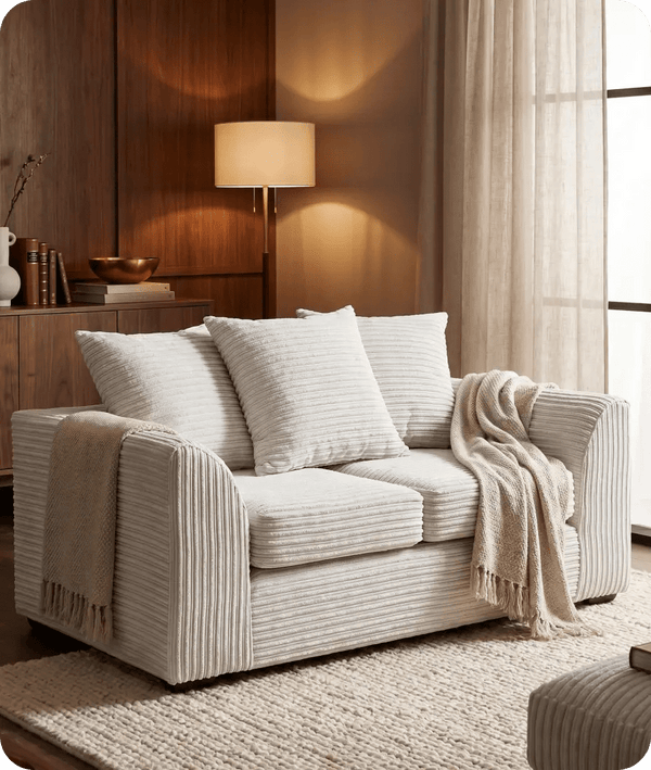 Oxford Shark  Fabric 2 Seater Sofa